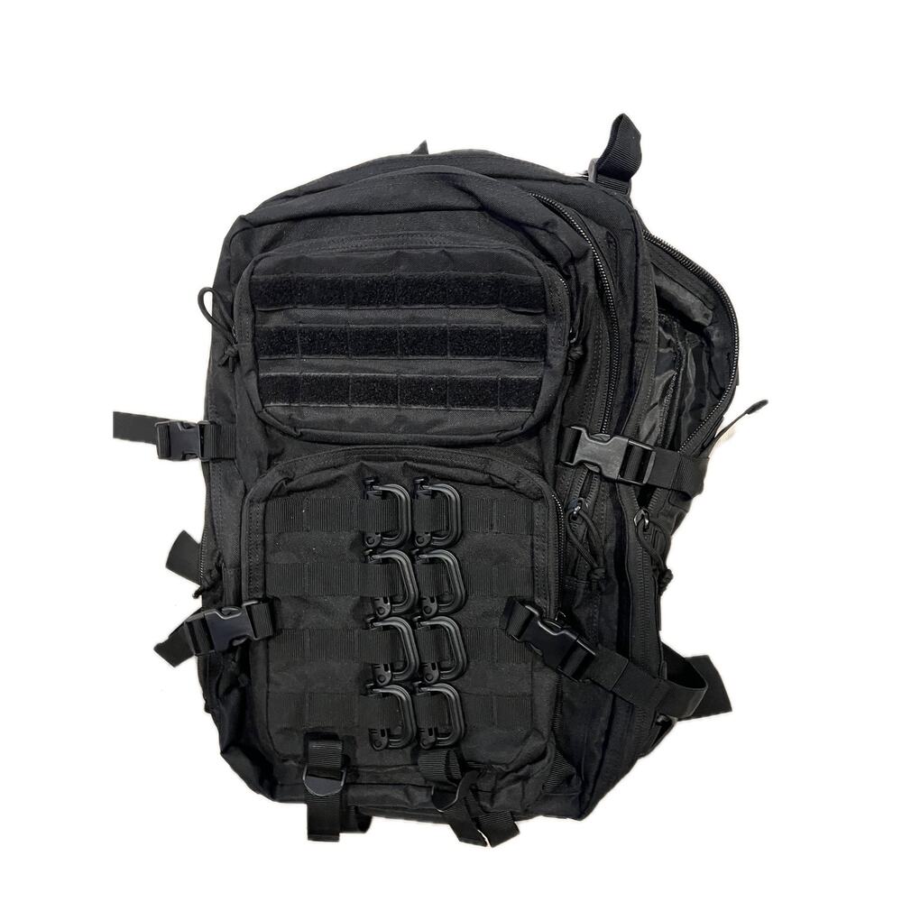 Generic Black Canvas Tactical Backpack